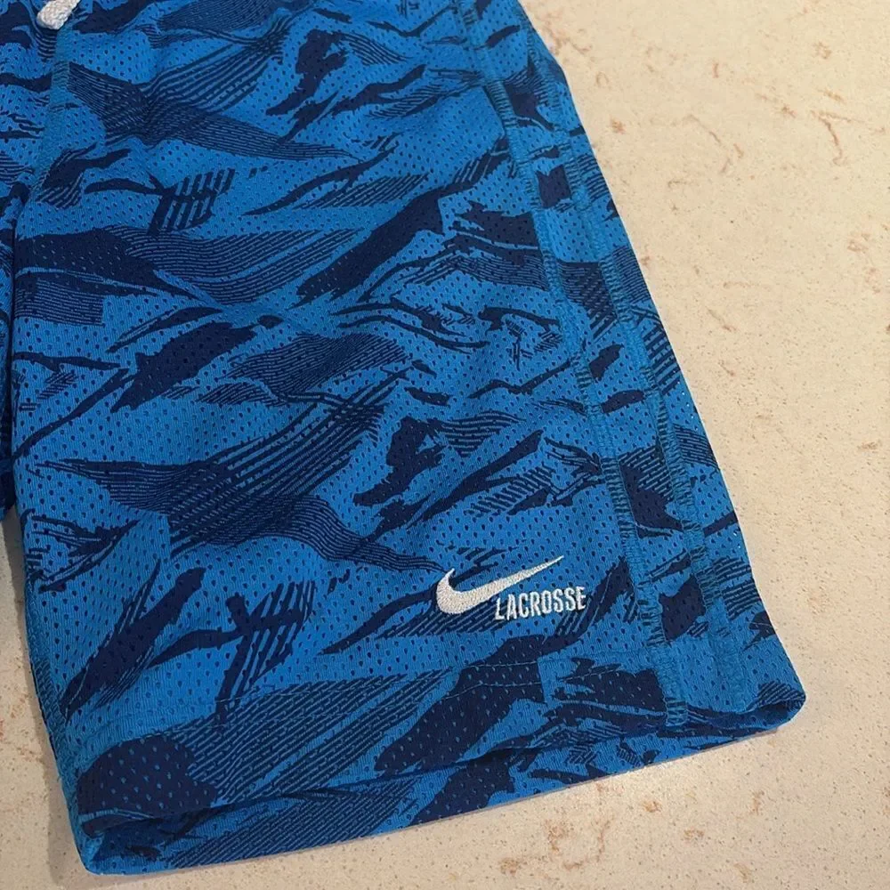 Nike Blue lacrosse Athletic Shorts SZ Small